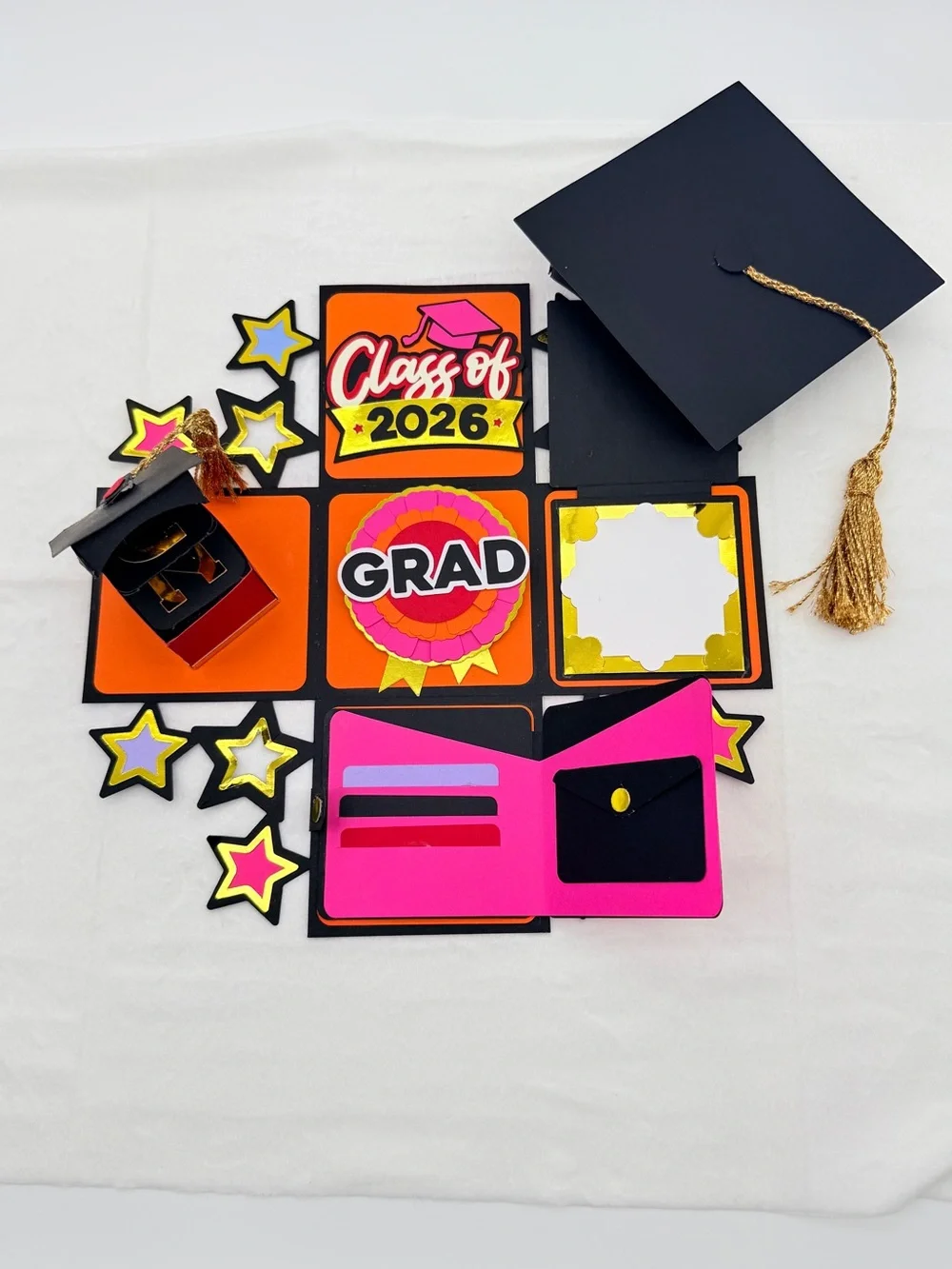 Cute Graduation Exploding/ Pop-up Box - Picture 5 of 12